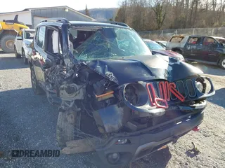 2018 Jeep Renegade Trailhawk with VIN ZACCJBCB3JPG81009, listed as a IAAI auction lot 41537095 with 91,506 mi miles. Bid and sale history available at carsss.com. Image 6.