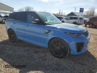 2022 Land Rover Range Rover Sport SVR with VIN SALWZ2RE6NA241274, listed as a Copart auction lot 51128365 with 37,783 mi miles and Clean Title. Bid and sale history available at DreamBid. Image 4.