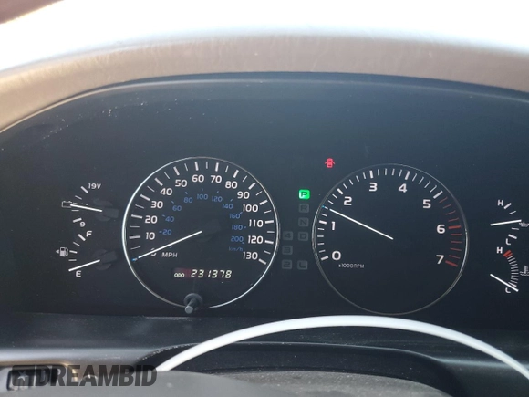 2004 Lexus LX 470 z VIN JTJHT00W743547721, wystawiony jako Copart lot #43739705 z przebiegiem 231 378 mil mil oraz Szkoda całkowita • Salvage title. Historia ofert i sprzedaży dostępna na DreamBid. Obrazek 9.