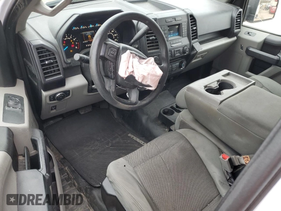 2017 Ford F-150 XL with VIN 1FTMF1C85HKD47251, listed as a Copart auction lot 54047225 with 92,785 mi miles and Clean Title. Bid and sale history available at carsss.com. Image 8.