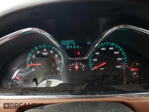 2015 Chevrolet Traverse LT with VIN 1GNKVGKD4FJ129226, listed as a Copart auction lot 57531004 with 106,057 mi miles and Salvage Title. Bid and sale history available at DreamBid. Image 9.