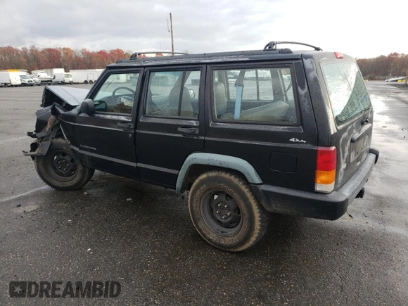 1997 Jeep Cherokee SE with VIN 1J4FJ28SXVL501521, listed as a Copart auction lot 81350654 with 108,528 mi miles and Salvage Title. Bid and sale history available at carsss.com. Image 2.