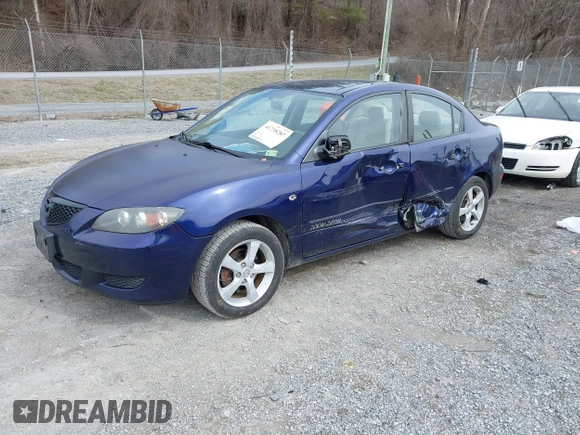 2004 Mazda 3 i with VIN JM1BK12F741187442, listed as a IAAI auction lot 41738287 with 232,217 mi miles and . Bid and sale history available at DreamBid. Image 2.