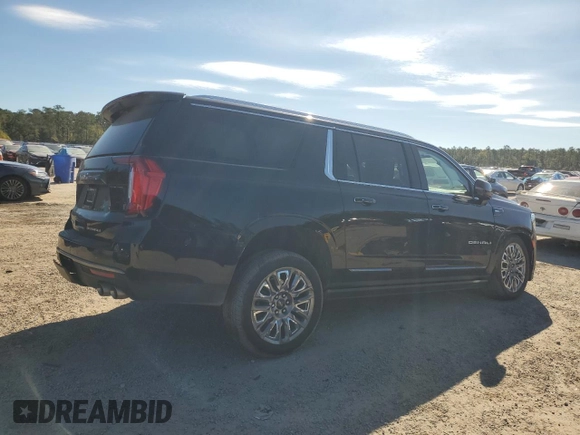 2023 GMC Yukon XL Denali Ultimate with VIN 1GKS2KKL8PR347320, listed as a Copart auction lot 81120334 with 16,028 mi miles and Salvage Title. Bid and sale history available at carsss.com. Image 3.