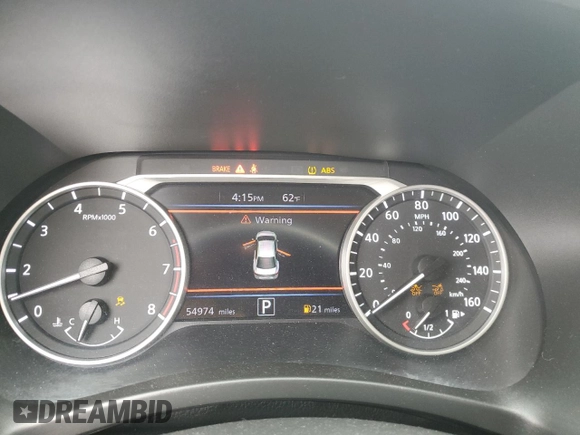 2020 Nissan Sentra SV z VIN 3N1AB8CV4LY222526, wystawiony jako Copart lot #53543915 z przebiegiem 54 974 mil mil oraz Szkoda całkowita • Salvage title. Historia ofert i sprzedaży dostępna na DreamBid. Obrazek 9.