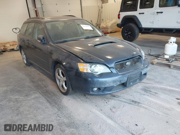 2005 Subaru Legacy with VIN 4S3BP686654311206, listed as a IAAI auction lot 41618185 with 255,043 mi miles and . Bid and sale history available at DreamBid. Image 1.