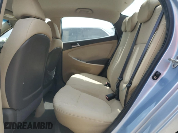 2012 Hyundai Accent GLS with VIN KMHCT4AEXCU037989, listed as a Copart auction lot 53439415 with 102,948 mi miles and Salvage Title. Bid and sale history available at carsss.com. Image 10.