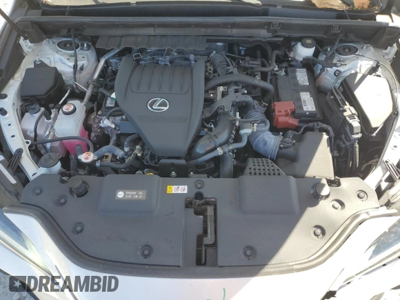2022 Lexus NX with VIN 2T2GGCEZ7NC013064, listed as a Copart auction lot 47458895 with 8,579 mi miles and Salvage Title. Bid and sale history available at carsss.com. Image 12.