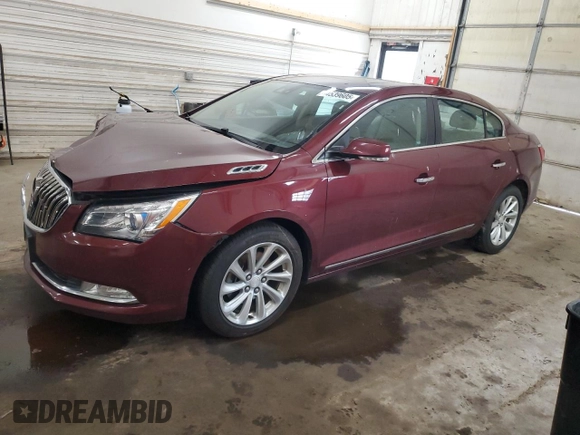 2015 Buick LaCrosse Leather with VIN 1G4GB5G36FF134728, listed as a Copart auction lot 54539605 with 146,034 mi miles and Salvage Title. Bid and sale history available at carsss.com. Image 1.