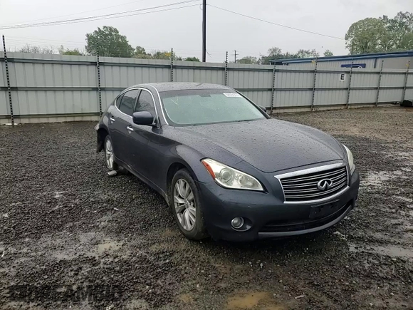 2011 Infiniti M37 with VIN JN1BY1AR9BM374335, listed as a Copart auction lot 52024915 with 204,387 mi miles and Salvage Title. Bid and sale history available at carsss.com. Image 10.