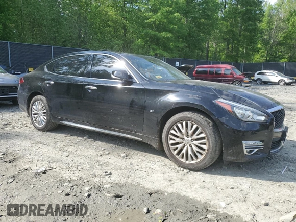2015 Infiniti Q70 with VIN JN1BY1PR3FM830603, listed as a Copart auction lot 55397975 with Not provided miles and Non repairable. Bid and sale history available at DreamBid. Image 4.