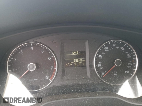 2013 Volkswagen Jetta SE z VIN 3VWDX7AJ4DM385480, wystawiony jako Copart lot #54165675 z przebiegiem 93 648 mil mil oraz Czysty tytuł • Clean title. Historia ofert i sprzedaży dostępna na DreamBid. Obrazek 9.