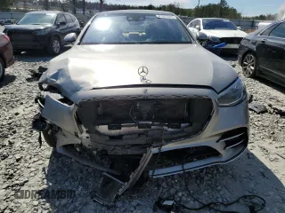 2021 Mercedes-Benz S 580 with VIN W1K6G7GB3MA056414, listed as a Copart auction lot 47523345 with Not Provided miles and Salvage Title. Bid and sale history available at DreamBid. Image 5.