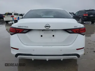 2022 Nissan Sentra SV with VIN 3N1AB8CV2NY268987, listed as a Copart auction lot 87878925 with Not Provided miles and Salvage Title. Bid and sale history available at carsss.com. Image 6.