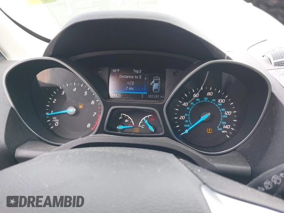 2015 Ford Escape Titanium with VIN 1FMCU9J90FUA67262, listed as a IAAI auction lot 41869583 with 161,281 mi miles. Bid and sale history available at carsss.com. Image 7.