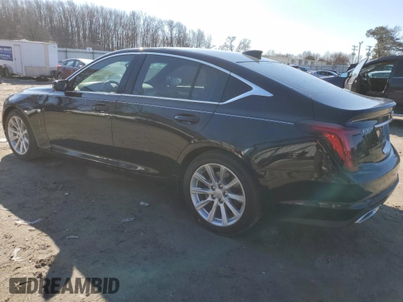2023 Cadillac CT5 Luxury with VIN 1G6DM5RK2P0131287, listed as a Copart auction lot 46291115 with 12,634 mi miles and Salvage title. Bid and sale history available at DreamBid. Image 2.