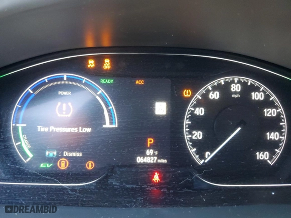 2022 Honda Insight EX with VIN 19XZE4F52NE004911, listed as a Copart auction lot 45895215 with 64,827 mi miles and Salvage Title. Bid and sale history available at carsss.com. Image 9.