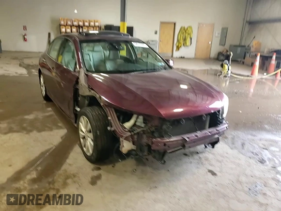 2013 Honda Accord Sdn EX-L with VIN 1HGCR2F81DA254281, listed as a Copart auction lot 52910555 with 131,654 mi miles and Salvage Title. Bid and sale history available at carsss.com. Image 14.