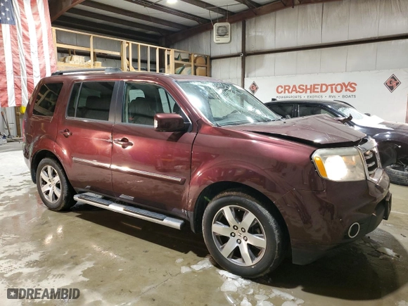 2013 Honda Pilot Touring with VIN 5FNYF4H95DB047608, listed as a Copart auction lot 41699205 with 179,554 mi miles and Salvage Title. Bid and sale history available at carsss.com. Image 4.