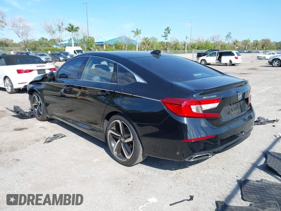 2019 Honda Accord Sedan Sport 1.5T with VIN 1HGCV1F34KA072372, listed as a IAAI auction lot 41433207 with 47,002 mi miles. Bid and sale history available at carsss.com. Image 3.