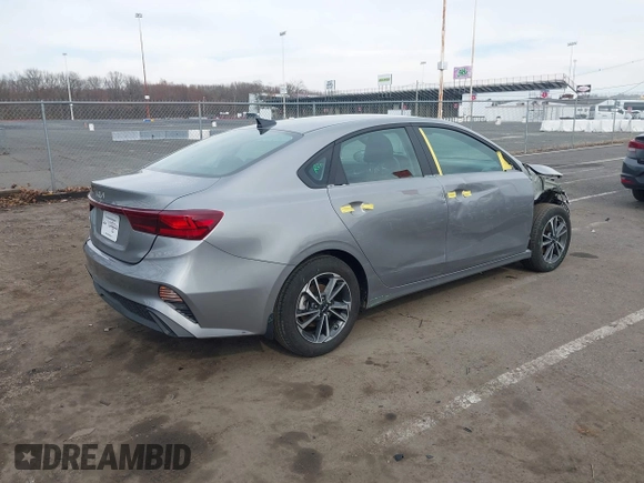 2024 Kia Forte LX with VIN 3KPF24AD7RE706870, listed as a IAAI auction lot 41815476 with 8,204 mi miles. Bid and sale history available at carsss.com. Image 4.
