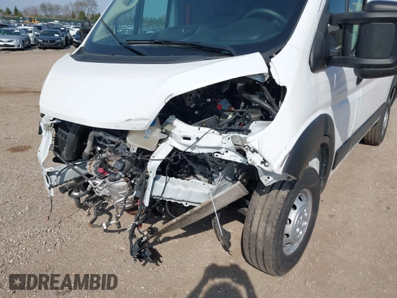 2023 Ram ProMaster Cargo with VIN 3C6LRVAG4PE595603, listed as a IAAI auction lot 42090733 with 29,967 mi miles and . Bid and sale history available at DreamBid. Image 6.