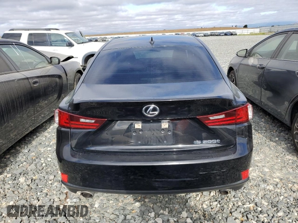 2016 Lexus IS 200t with VIN JTHBA1D20G5037648, listed as a Copart auction lot 59550705 with 123,934 mi miles and Clean title. Bid and sale history available at DreamBid. Image 6.