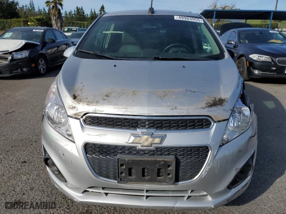 2015 Chevrolet Spark LS with VIN KL8CB6S98FC712651, listed as a Copart auction lot 49903955 with 42,460 mi miles and Salvage Title. Bid and sale history available at carsss.com. Image 5.
