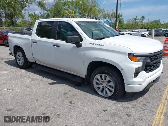2022 Chevrolet Silverado 1500 Custom with VIN 3GCPABEK0NG596246, listed as a IAAI auction lot 41798415 with 47,421 mi miles and . Bid and sale history available at DreamBid. Image 1.