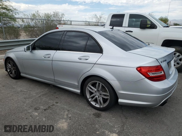2014 Mercedes-Benz C 250 Sport with VIN WDDGF4HB8EA959924, listed as a Copart auction lot 62961665 with 181,528 mi miles and Clean title. Bid and sale history available at DreamBid. Image 2.