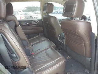 2013 Infiniti JX35 with VIN 5N1AL0MN8DC301195, listed as a IAAI auction lot 41886277 with 189,743 mi miles and . Bid and sale history available at DreamBid. Image 8.