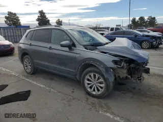 2020 Volkswagen Tiguan S with VIN 3VV1B7AX8LM053700, listed as a Copart auction lot 46528205 with 75,348 mi miles and Salvage Title. Bid and sale history available at carsss.com. Image 4.