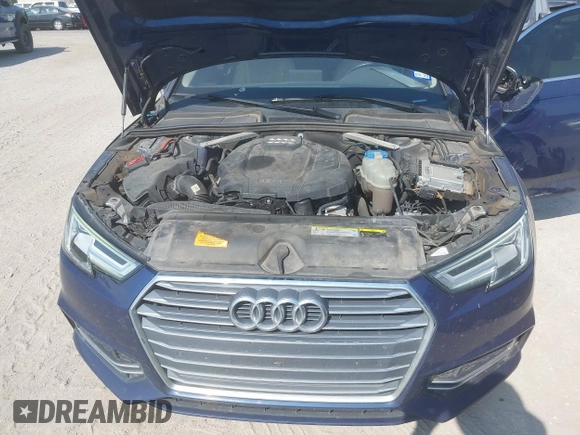 2018 Audi A4 Premium Plus with VIN WAULMAF47JN002184, listed as a IAAI auction lot 40038594 with 164,561 mi miles. Bid and sale history available at carsss.com. Image 10.