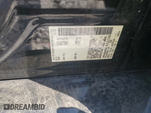 2016 Nissan Maxima S с VIN 1N4AA6AP6GC422238, выставлен на аукционе Copart как лот 57959285 с пробегом 187 328 миль миль и Списание • Salvage title. История ставок и продаж доступна на DreamBid. Изображение 12.