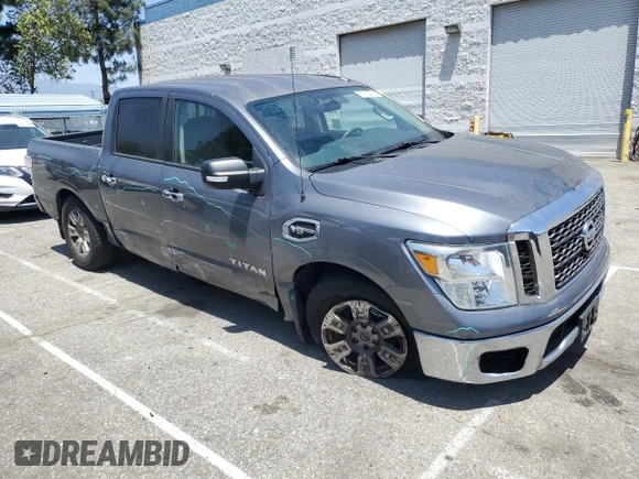 2017 Nissan Titan SV с VIN 1N6AA1EK0HN525945, выставлен на аукционе Copart как лот 57897415 с пробегом 51 053 миль миль и Списание • Salvage title. История ставок и продаж доступна на DreamBid. Изображение 4.