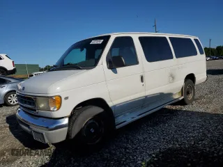 1999 Ford Econoline Passenger XL with VIN 1FBSS31L7XHB77111, listed as a Copart auction lot 52078295 with 141,461 mi miles and Salvage title. Bid and sale history available at DreamBid. Image 1.