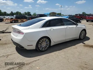 2016 Lincoln MKZ with VIN 3LN6L2GKXGR620364, listed as a Copart auction lot 55412135 with 121,380 mi miles and Salvage title. Bid and sale history available at DreamBid. Image 3.