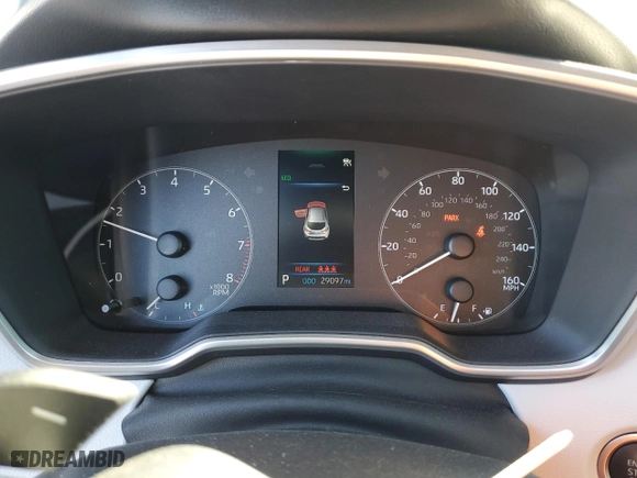 2023 Toyota Corolla Hatchback SE with VIN JTND4MBE3P3197322, listed as a Copart auction lot 88917635 with 29,097 mi miles and Salvage Title. Bid and sale history available at carsss.com. Image 9.