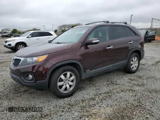 2012 Kia Sorento LX with VIN 5XYKTDA60CG239976, listed as a Copart auction lot 51250855 with 91,015 mi miles and Salvage Title. Bid and sale history available at carsss.com. Image 1.