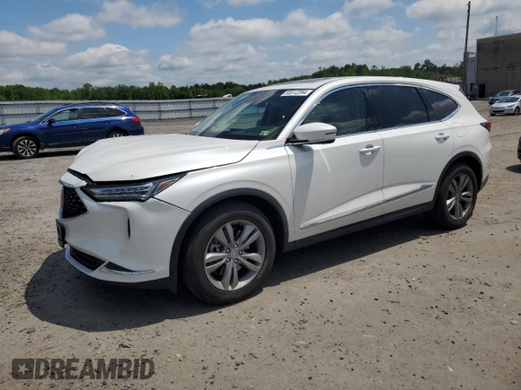 2023 Acura MDX with VIN 5J8YE1H35PL030565, listed as a Copart auction lot 55512284 with 3,977 mi miles and Salvage Title. Bid and sale history available at carsss.com. Image 1.