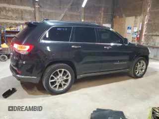 2014 Jeep Grand Cherokee Summit with VIN 1C4RJFJT7EC398488, listed as a Copart auction lot 57593975 with 64,630 mi miles and Clean title. Bid and sale history available at DreamBid. Image 3.