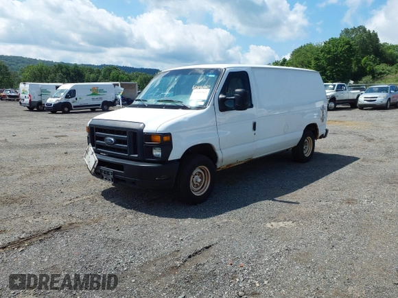 2010 Ford Econoline Cargo Commercial with VIN 1FTNE1EW8ADA91751, listed as a IAAI auction lot 42490967 with 208,704 mi miles and . Bid and sale history available at DreamBid. Image 2.