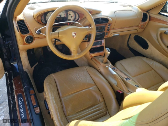 2002 Porsche 911 Carrera with VIN WP0AA29902S621258, listed as a Copart auction lot 42205115 with 145,446 mi miles and Clean Title. Bid and sale history available at carsss.com. Image 8.