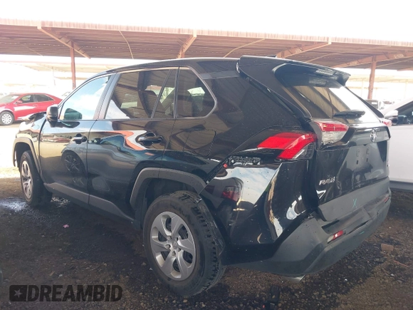 2023 Toyota RAV4 LE with VIN 2T3F1RFV8PC357402, listed as a IAAI auction lot 42358089 with 28,252 mi miles and . Bid and sale history available at DreamBid. Image 3.