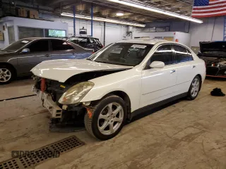 2004 Infiniti G35 w/Leather with VIN JNKCV51F34M702213, listed as a Copart auction lot 55200604 with Not Provided miles and Salvage Title. Bid and sale history available at DreamBid. Image 1.