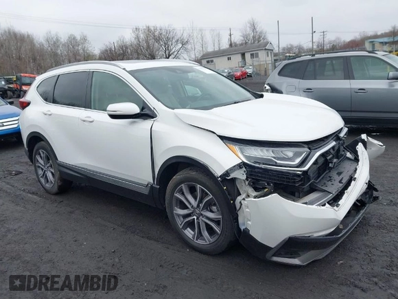 2022 Honda CR-V Touring with VIN 2HKRW2H90NH666001, listed as a IAAI auction lot 41961157 with 31,774 mi miles. Bid and sale history available at carsss.com. Image 1.