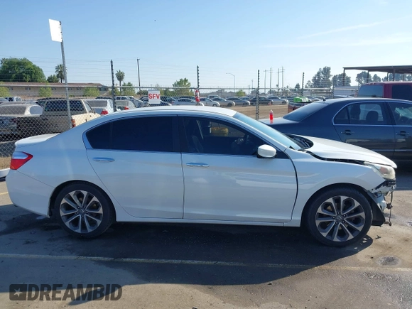 2014 Honda Accord Sedan Sport with VIN 1HGCR2F54EA260387, listed as a IAAI auction lot 42004253 with 79,200 mi miles. Bid and sale history available at carsss.com. Image 14.