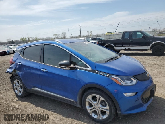 2018 Chevrolet Bolt EV Premier with VIN 1G1FX6S04J4138911, listed as a Copart auction lot 53292175 with 53,729 mi miles and Salvage title. Bid and sale history available at DreamBid. Image 4.