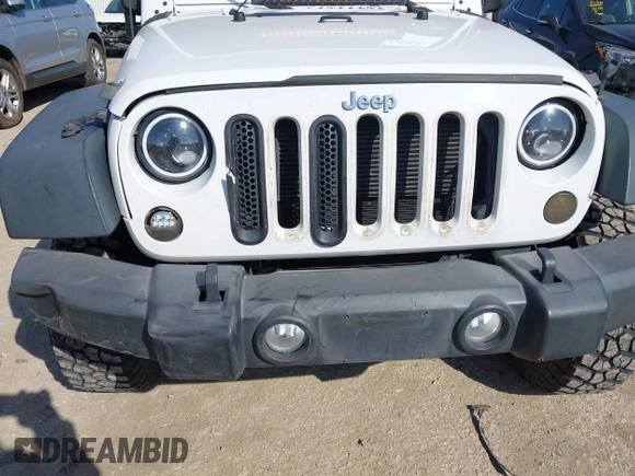 2014 Jeep Wrangler Unlimited Sport with VIN 1C4BJWDG2EL100591, listed as a IAAI auction lot 41578357 with 155,929 mi miles and . Bid and sale history available at DreamBid. Image 6.