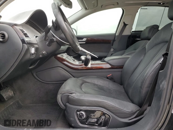2014 Audi A8 3.0L TDI with VIN WAURMAFD8EN000802, listed as a Copart auction lot 41594755 with 131,171 mi miles and Salvage title. Bid and sale history available at DreamBid. Image 7.